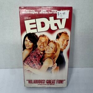 EDtv VHS 1999 Matthew McConaughey Woody Harrelson Ron Howard Comedy‎ Movie VTG